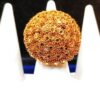 Fashionable Round Floral Ring