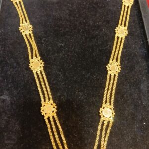 Long Star Gold Plated Chain Necklace