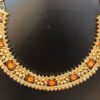Floral Small Gold Plated Necklace