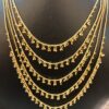 Lahori 5 Layer Chain Necklace Set