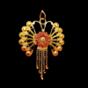 Butterfly Shaped Gold Plated Pendant
