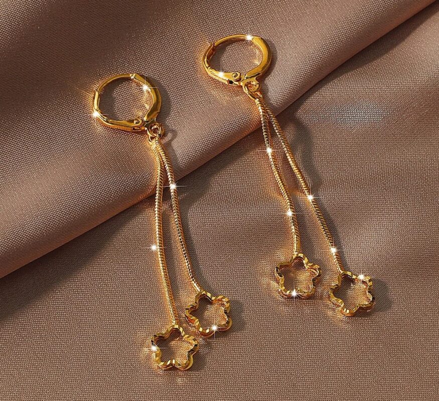 gold plated earrings for women