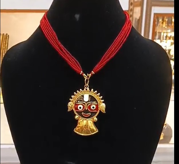 24K Jagannath Gold Pendant