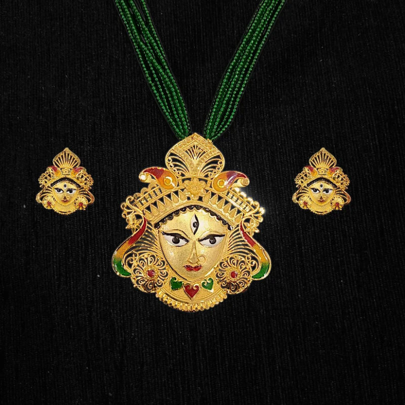 Ma Durga Locket Set